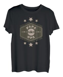 Herren Ich Habe Zwei Titel - Papa Opa Vater lustig Geschenk T-Shirt