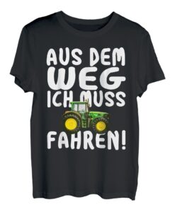 Herren Ich Muss Traktor Fahren T-Shirt Schlepper Trecker Mann Idee T-Shirt
