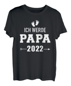 Herren Ich werde Papa 2022 werdender Vater T-Shirt