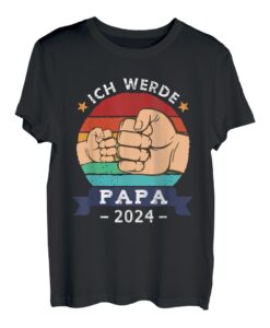 Herren Ich werde Papa 2024 Schwangerschaft Werdender Papa T-Shirt