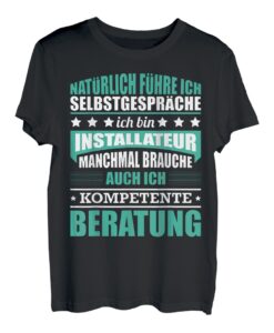 Herren Installateur Geschenk Heizungsbauer Sprüche T-Shirt