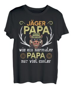 Herren Jäger Papa Cooler Vatertag Jagd T-Shirt