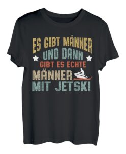 Herren Jetski fahren nur was für echte Männer lustiges Wassersport T-Shirt