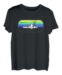 Herren Kajak Angeln Fischer Yak Angler T-Shirt