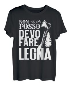 Herren Kann ich nicht Holz Muss T-Shirt