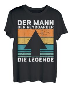 Herren Keyboard Spieler - Der Mann Der Keyboarder Die Legende T-Shirt