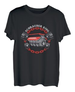 Herren KFZ Mechaniker Schrauber König Motor Werkstatt Geschenk T-Shirt