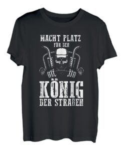 Herren König LKW Fahrer Fernfahrer Lastkraftwagen Trucker T-Shirt