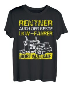 Herren Kraftfahrer Pensionist Fernfahrer Opa - LKW-Fahrer Rentner T-Shirt