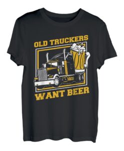Herren Lkw Fahrer Bier Lastwagenfahrer Brummifahrer - Trucker T-Shirt
