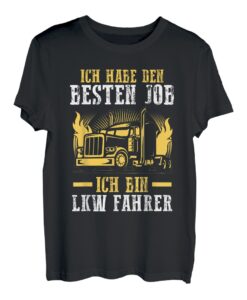 Herren LKW Fahrer Fernfahrer Lastkraftwagen Trucker T-Shirt