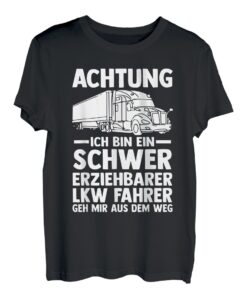 Herren LKW Fahrer Fernfahrer Lastkraftwagen Trucker T-Shirt