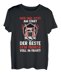 Herren LKW Fahrer Fernfahrer Lastkraftwagen Trucker T-Shirt