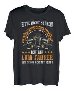 Herren LKW Fahrer Fernfahrer Lastkraftwagen Trucker T-Shirt