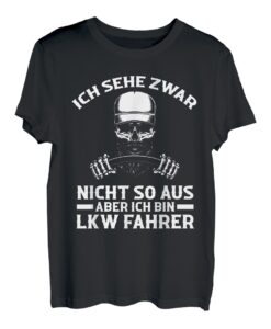 Herren LKW Fahrer Fernfahrer Lastkraftwagen Trucker T-Shirt