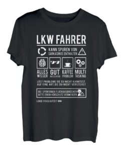 Herren LKW Fahrer Spruch Lastkraftwagenfahrer Fernfahrer T-Shirt