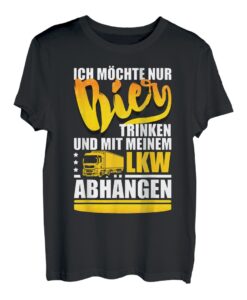 Herren LKW Fahrer T-Shirt Trucker Geschenk Fun Shirt Laster