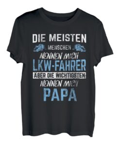 Herren LKW-Fahrer Und Papa Trucker Lasterfahrer LKW T-Shirt