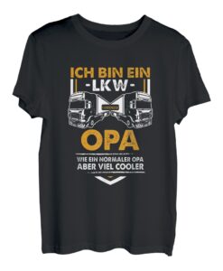 Herren LKW T-Shirt Opa Geschenk Trucker LKW Fahrer Transporter T-Shirt