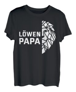 Herren Löwen Papa T-Shirt