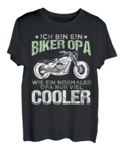 Herren Lustig Motorrad - Ich bin ein Biker Opa Spruch Motorrad T-Shirt