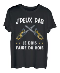 Herren Lustige Kettensäge Geschenk Holzfäller Forstsäge Holz T-Shirt