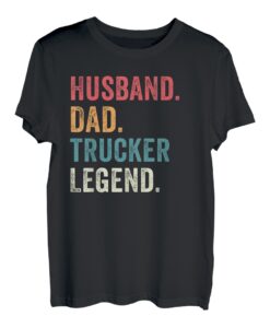 Herren Lustige Trucker-Kunst für LKW, Fahrer, Ehemann, Männer, Vater, Trucking T-Shirt