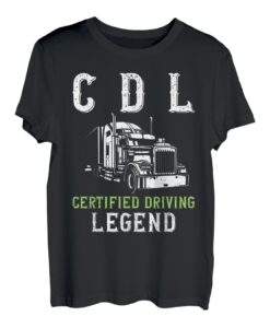 Herren Lustiger Semi -LKW -Fahrer T-Shirt