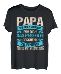 Herren, Lustiger Spruch Vater und Papa Motiv, witziges Mann T-Shirt