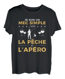 Herren Lustiges Angel-Zitat für einen Liebhaber Aperitif des Anglers T-Shirt