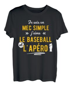 Herren Lustiges Geschenk Apero Baseball T-Shirt T-Shirt