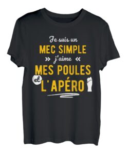 Herren Lustiges Geschenk Apero Henne T-Shirt Lustig T-Shirt