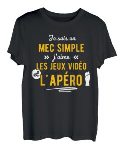 Herren Lustiges Geschenk Geek Apero Videospiele T-Shirt T-Shirt