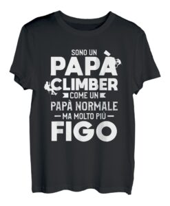 Herren Lustiges Klettern Zitat Für Einen Vater Kletterer T-Shirt