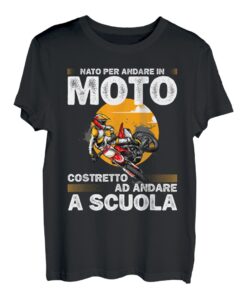 Herren Lustiges Trikot Motorradfahrer Geboren Motorradfahren T-Shirt
