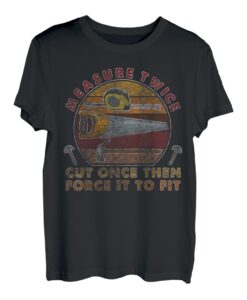 Herren Lustiges Vintage-T-Shirt für einen Tischler T-Shirt