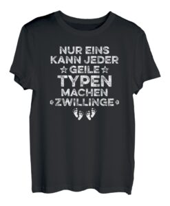 Herren Lustiges Zwillingspapa Zwillinge Geschenk Geburt T-Shirt