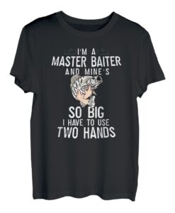 Herren Maister Baiter Lustiger Angel-Humor für Herren, Crappie-Grafik T-Shirt
