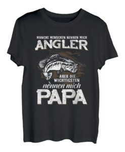 Herren Manche Menschen Nennen Mich Angler Die Wichtigsten Papa Dad T-Shirt