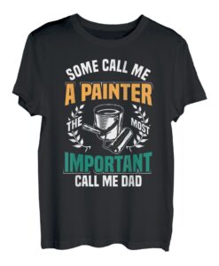 Herren Manche nennen mich Maler wichtig Nennen mich Papa Maler T-Shirt