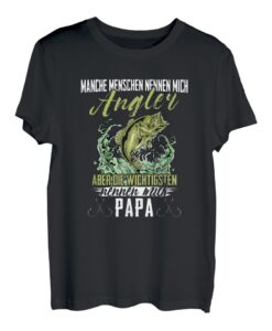 Herren Manchen Menschen Nennen Mich Angler Die Wichtigsten Papa T-Shirt