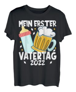 Herren Mein Erster Vatertag 2022 Vatertagsgeschenk Papa 1. Vatertag T-Shirt