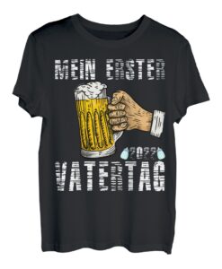 Herren Mein Erster Vatertag 2022 Vatertagsgeschenk Papa 1. Vatertag T-Shirt