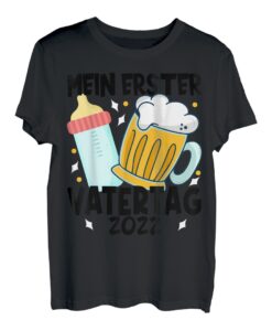 Herren Mein Erster Vatertag 2022 Vatertagsgeschenk Papa 1. Vatertag T-Shirt