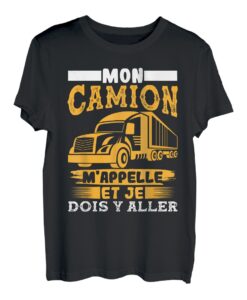 Herren Mein Truck m_ruft und ich muss dort fahren Straße LKW T-Shirt