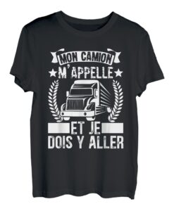 Herren Mein Truck m_ruft und ich muss dort fahren Straße LKW T-Shirt