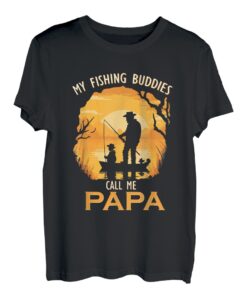Herren Meine Angelfreunde nennen mich Papa T-Shirt