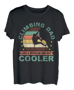 Herren Mountain Climbing Dad Hiker Rock Climber T-Shirt