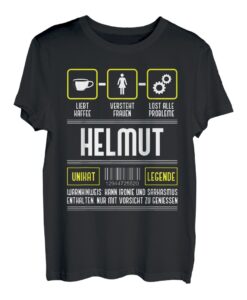 Herren Name Helmut Spruch T-Shirt