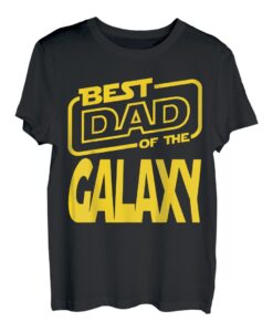 Herren Nerdig Bester Papa der Galaxis Geschenk zum Vatertag T-Shirt